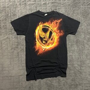 Vintage 2012 The Hunger Games‎ Flame Movie Promo Womens Small Shirt